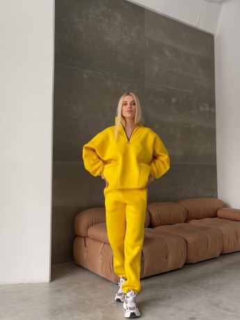 Zip half на флісі жовтий - Основні контакти 