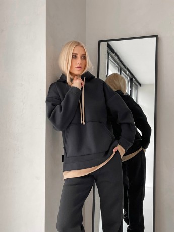 Костюм на флисе графит - Основные контакты 