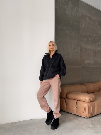 Zip half на флісі графіт - Основні контакти 