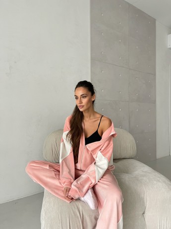 Костюм peach з велюру - Основні контакти 