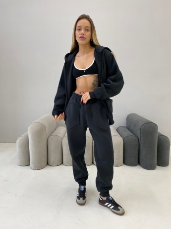 Штани joggers на флісі графіт - Основні контакти 