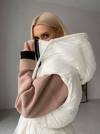 Жилет молочний с капюшоном - Основные контакты 